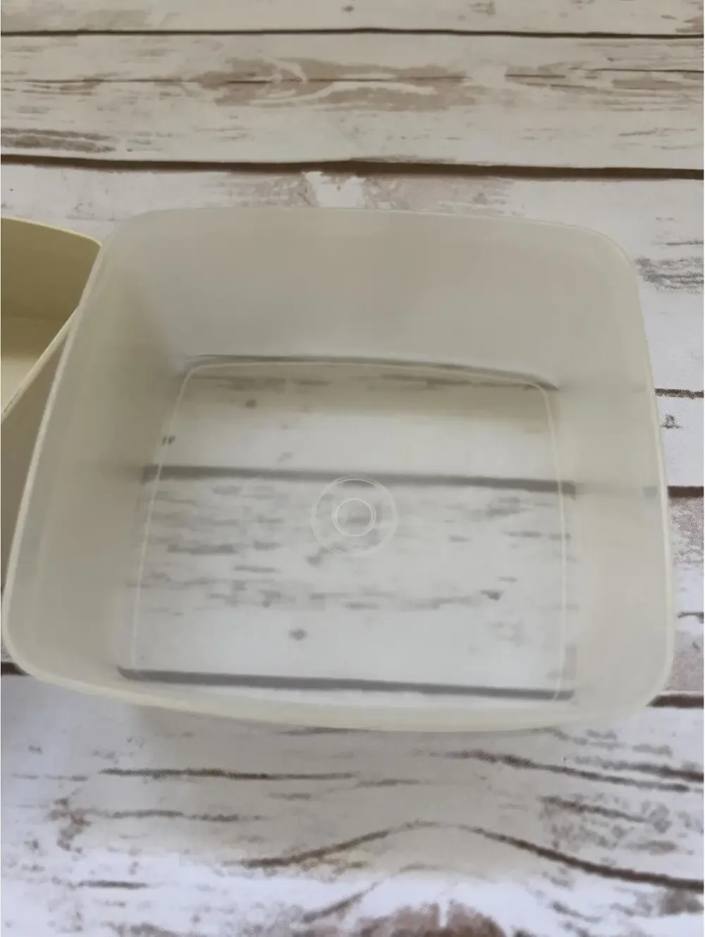 Vintage Tupperware Plastic Food Storage Containers with Lids -‎ Set of 2